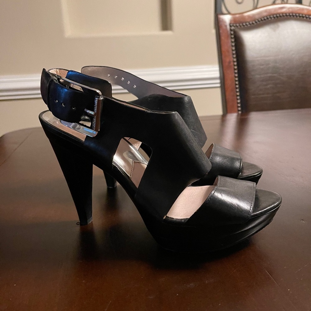 Michael Kors Carla Leather Platform Sandals